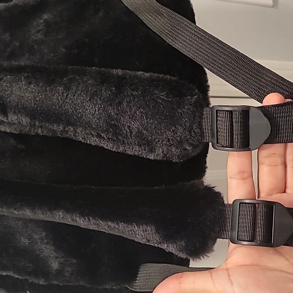 Kuromi fuzzy backpack NIP - Picture 9 of 11